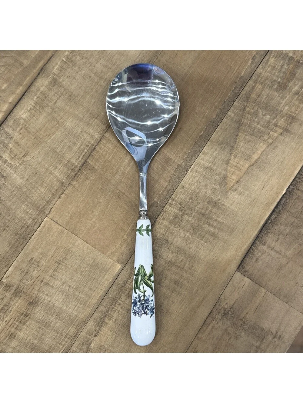 Set Of 3 Portmeiron Botanic Garden Utensils 2 Salad/Serving Spoons & Pie Server